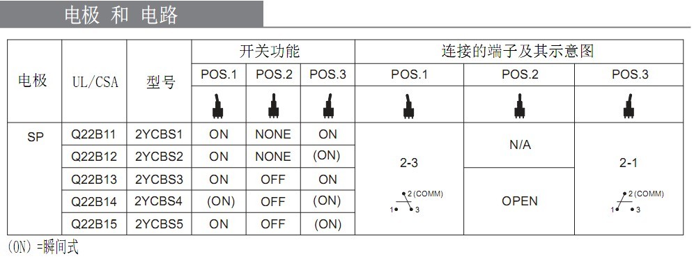 钮子开关电路