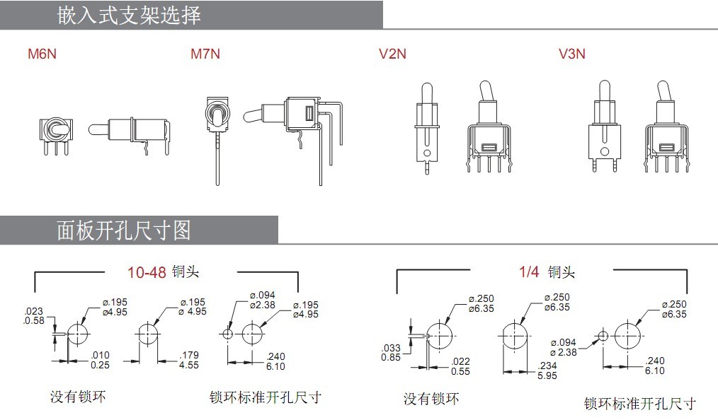 钮子开关嵌入式支架 钮子开关嵌入式支架
